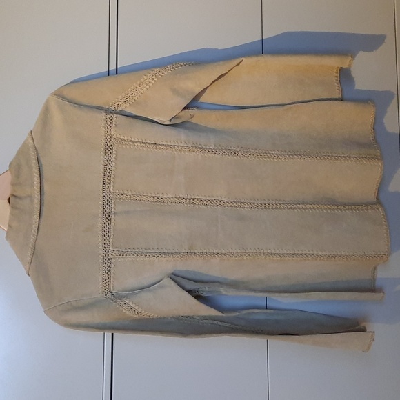 Beautiful Genuine Nubuck Leather Jacket - Picture 4 of 7